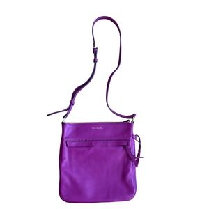 Vera Bradley Mallory Margenta Pink Leather Crossbody Bag
